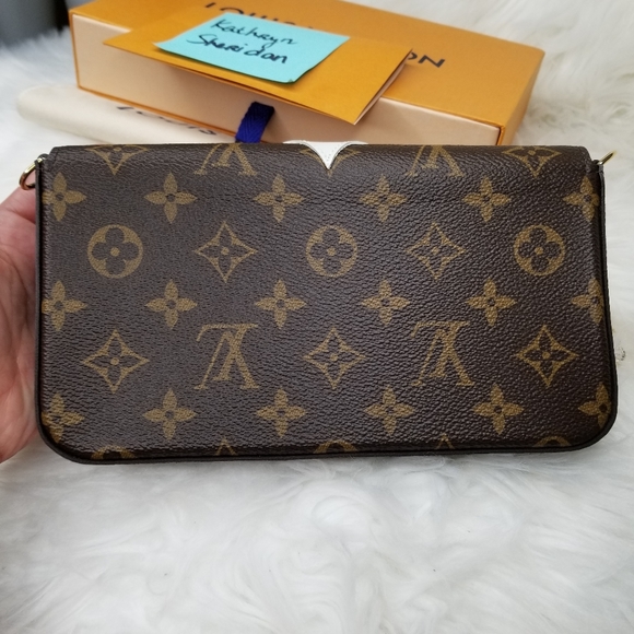 LOUIS VUITTON OWL FELICIE MONO RARE CROSSBODY BAG - Picture 5 of 8